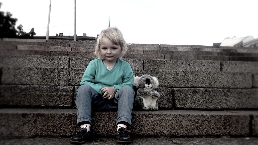 A girl and her koala