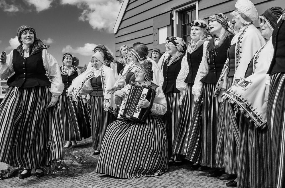 With the song of life