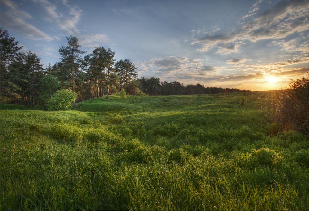 Закат в Захаркино