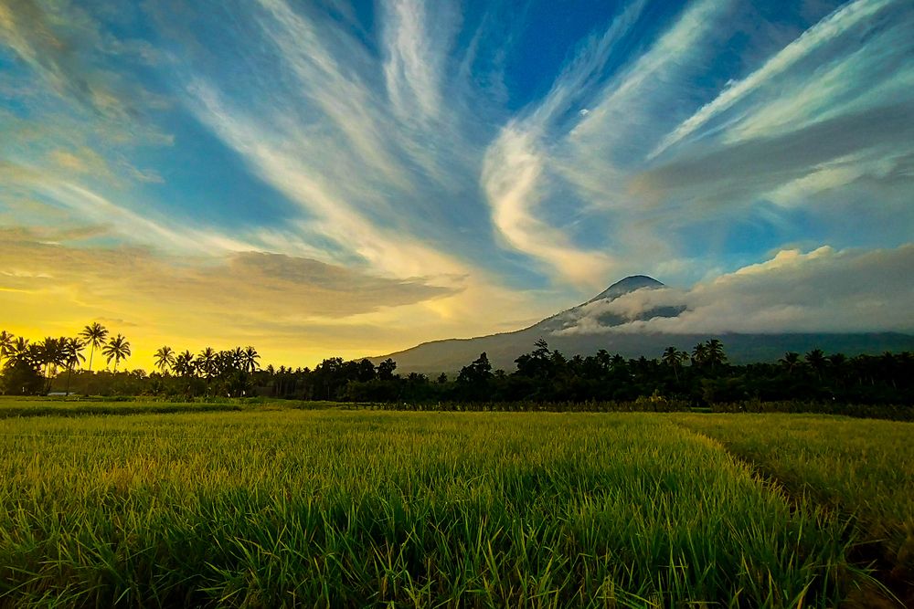 Jejak Senja di Lembah Gunung