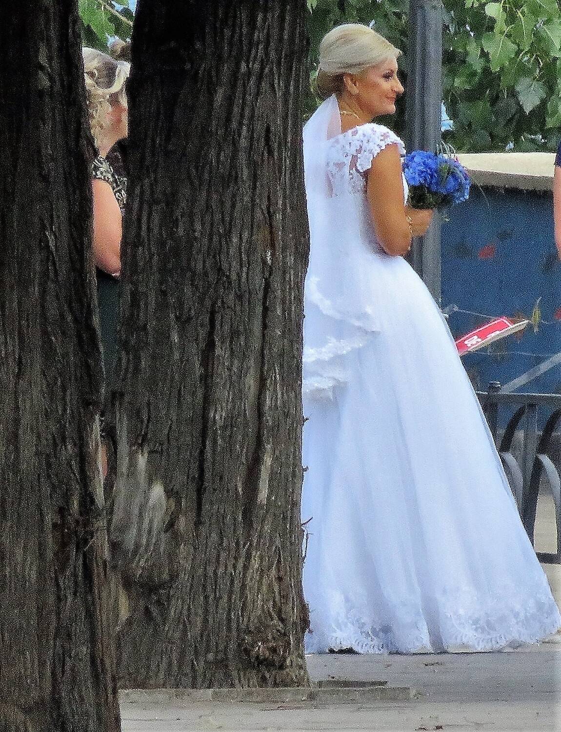 Bride with flowers
