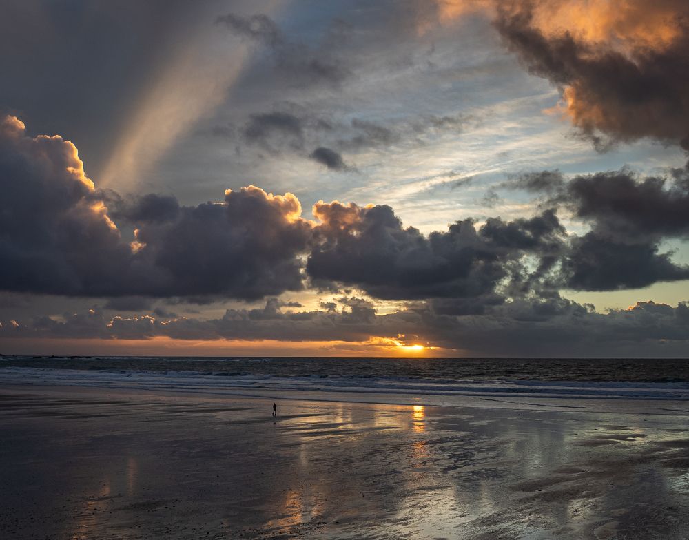 Between Storm and Sunset.