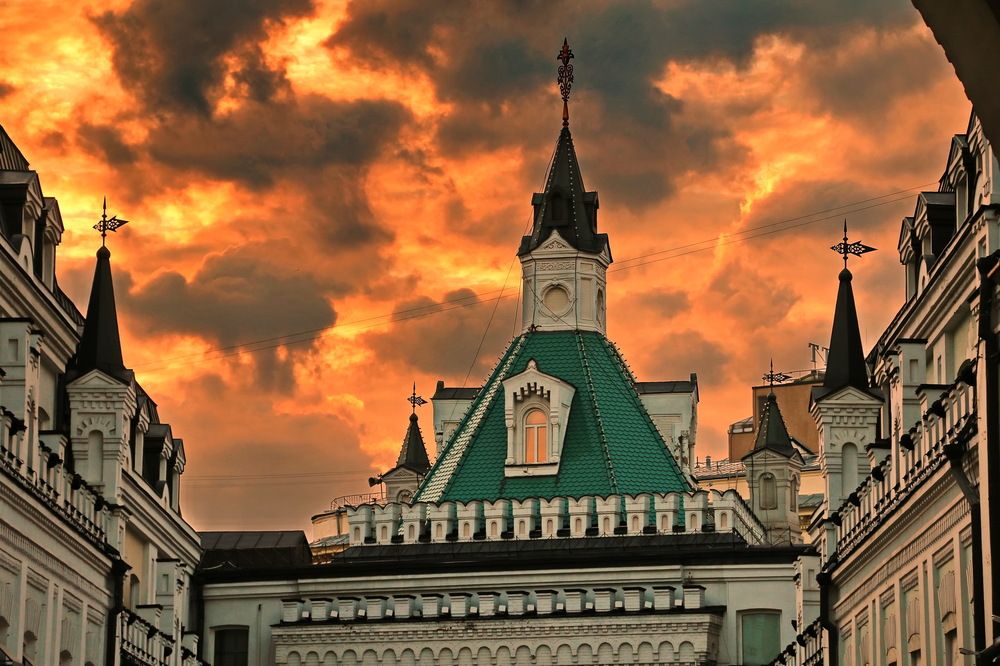 Московский закат.