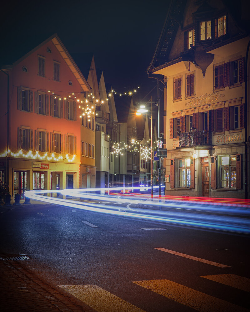 Night Lights of the Old Town