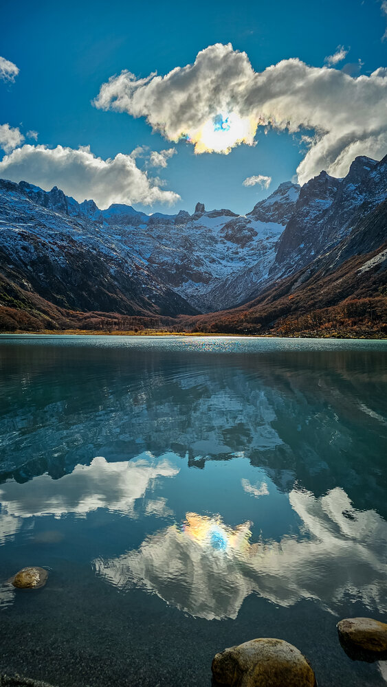 Clouds Over Laguna Esmeralda