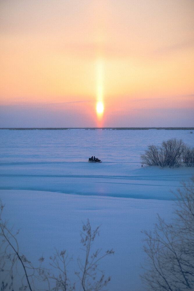 Закат на Полярном круге