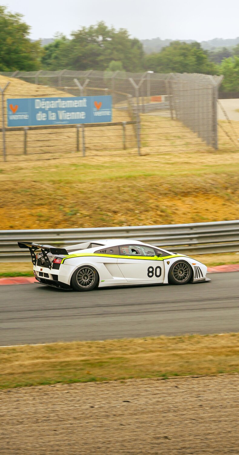 Gallardo on the track