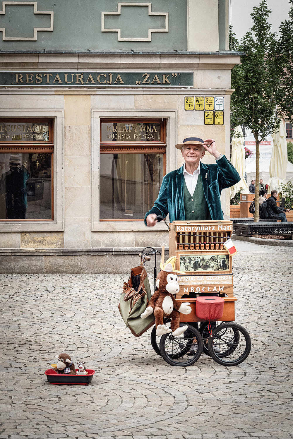 A Street Performer in Wrocław