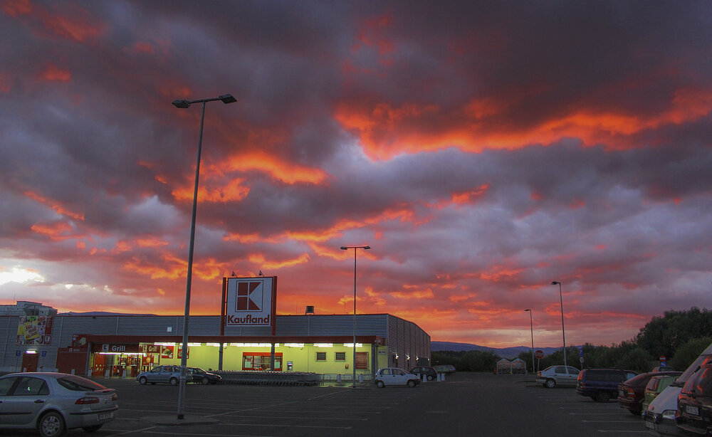 Unusual sunset