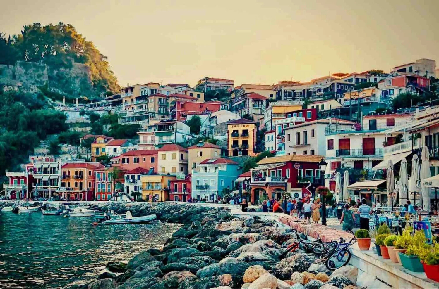 Greek Isle Fishing Village