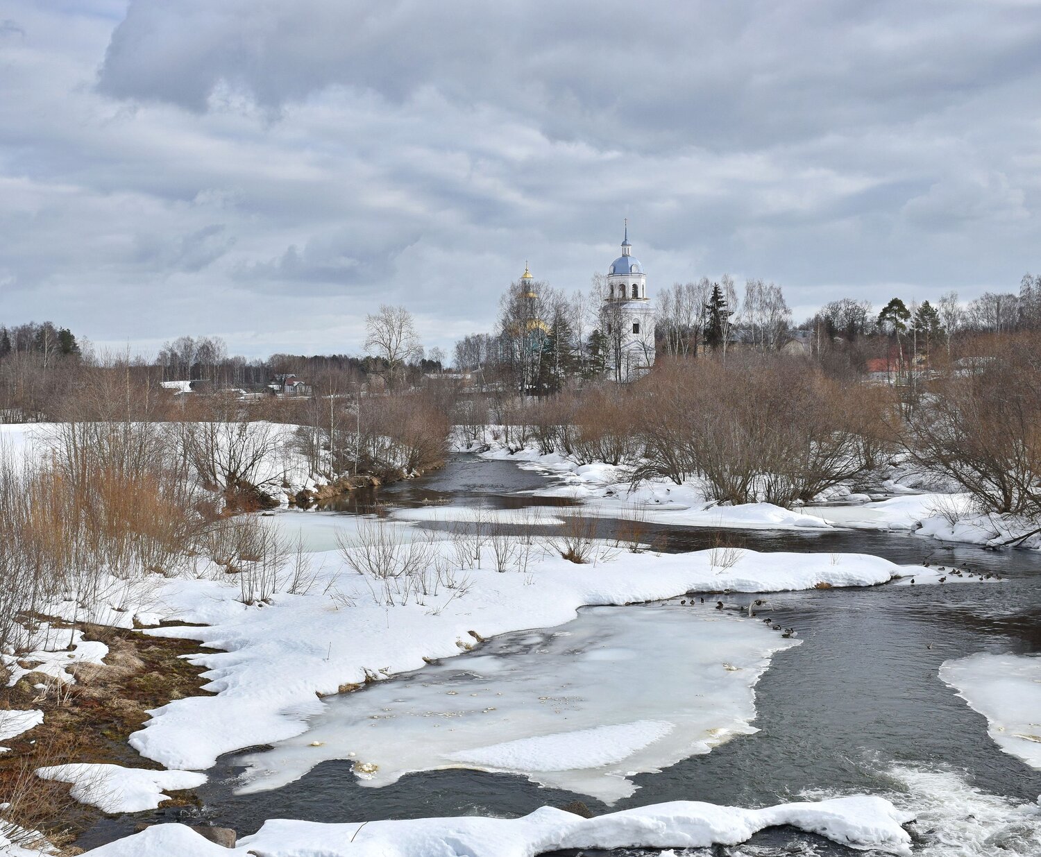 Март в глубинке.