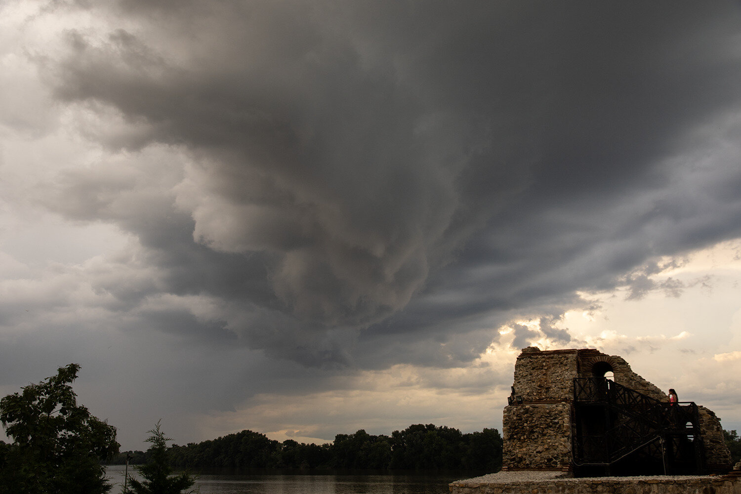 Just before the rain