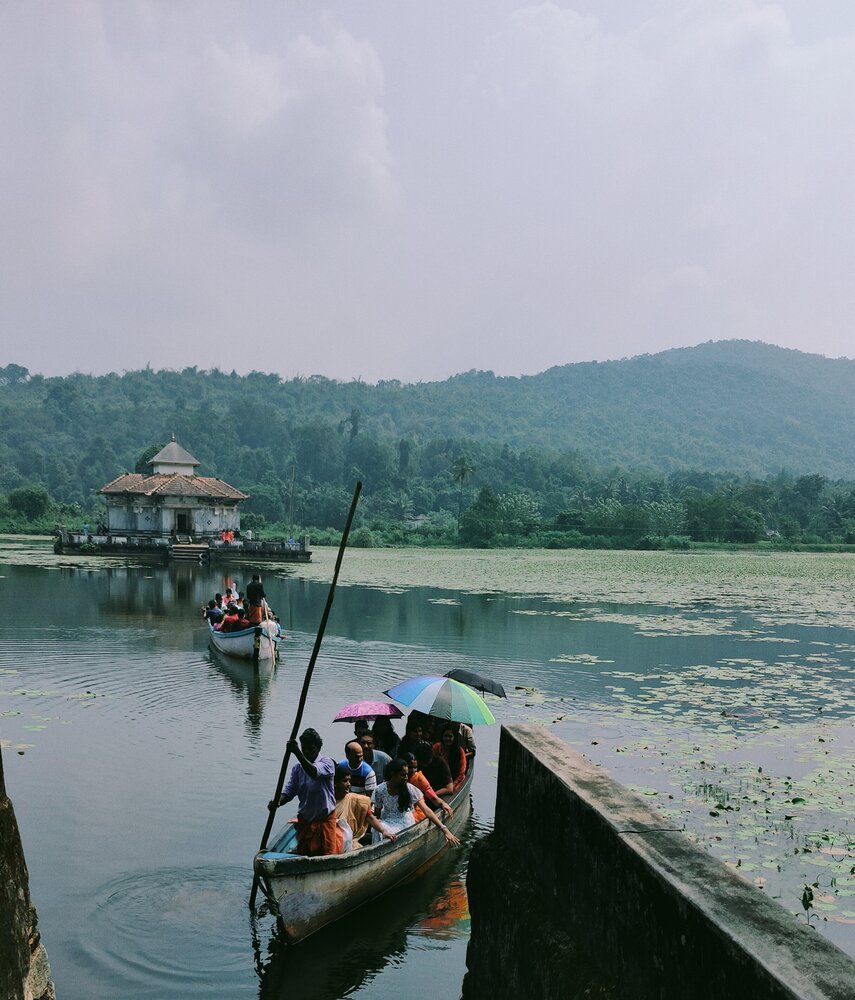 Travel through the lake