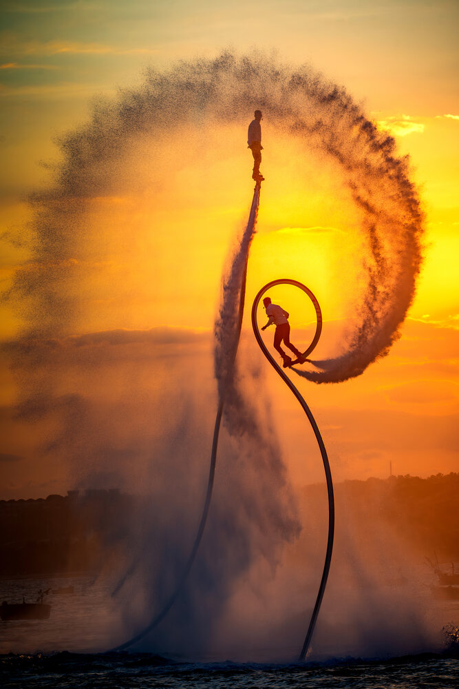 Dance before the sunset