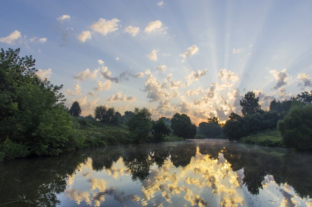 Рассвет после дождя