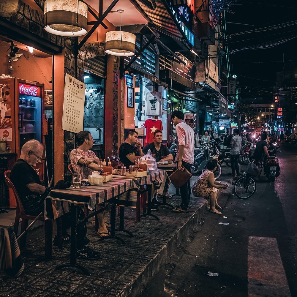 Saigon at night