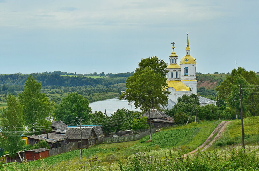 В вятской глубинке.