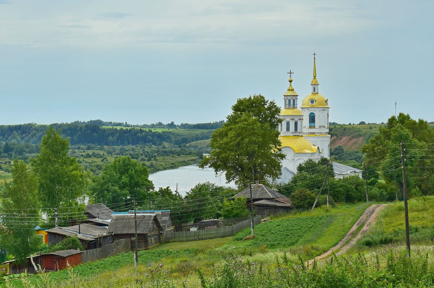 В вятской глубинке.