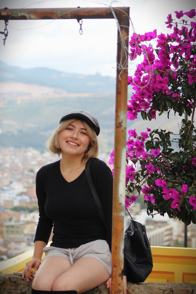 Enfoque fucsia y perspectiva 18