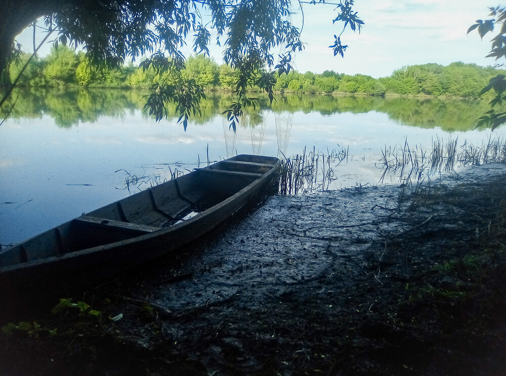 У реки