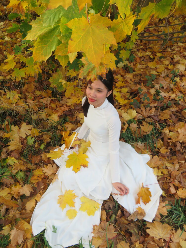 Czech Autumn in Ao Dai