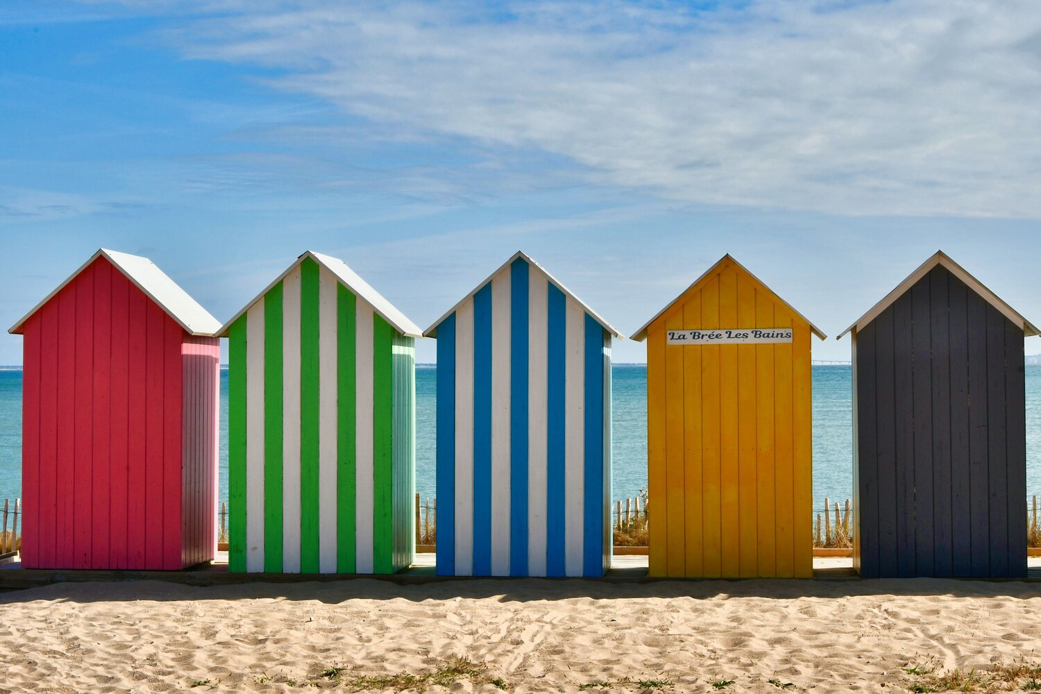 Beach huts on Île d’Oléron