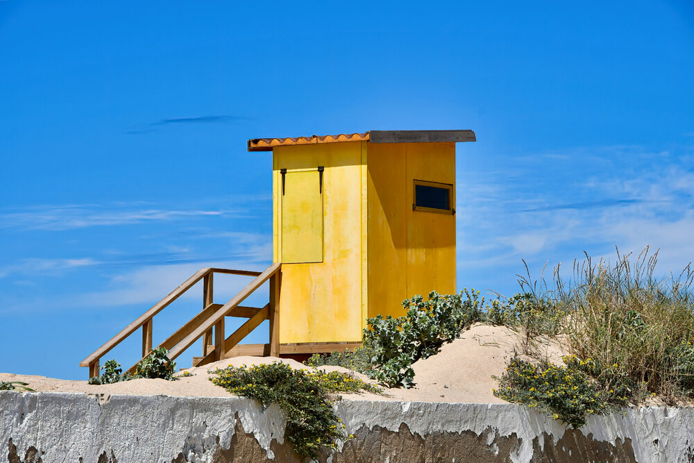 Yellow Beach Hut