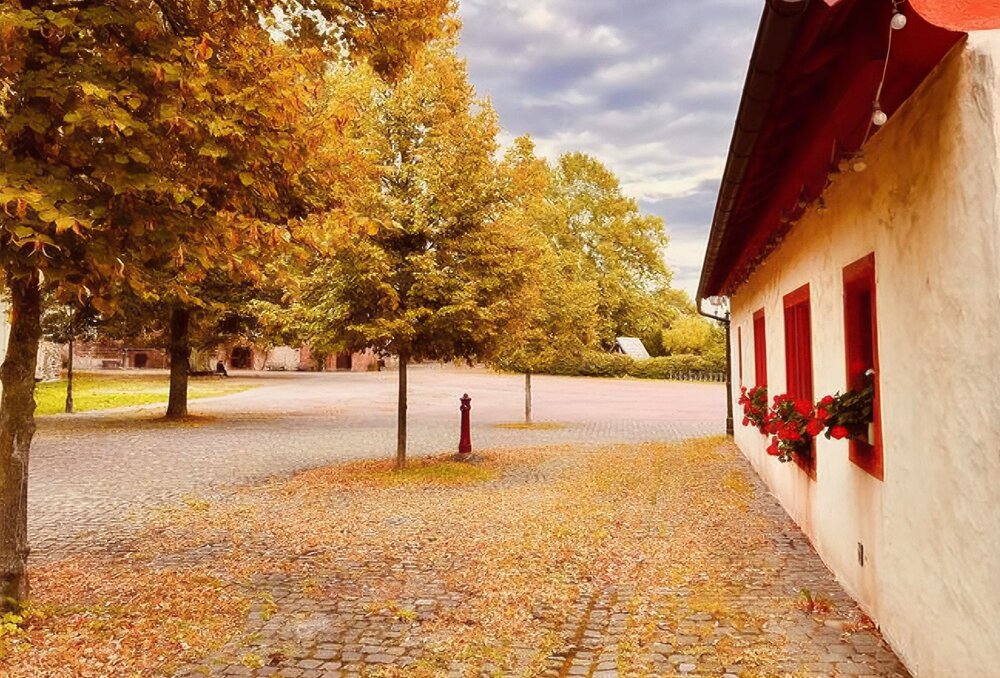 Autumn Courtyard