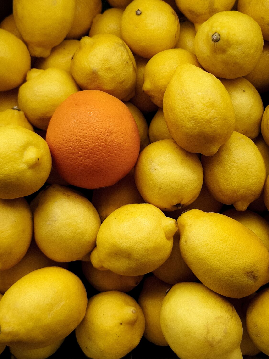 An Orange in a Sea of Lemons