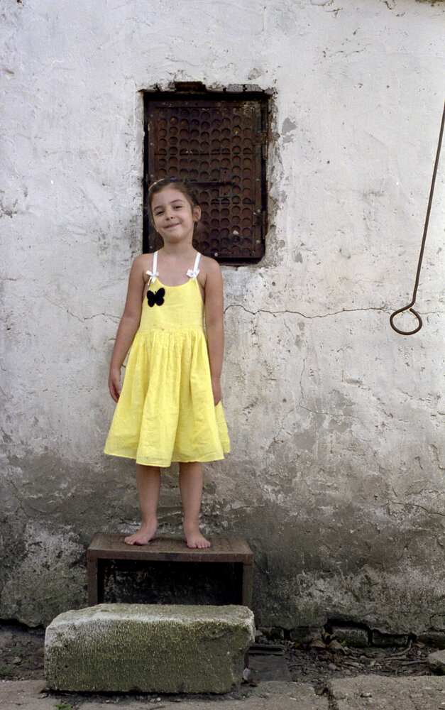 Summer yellow dress