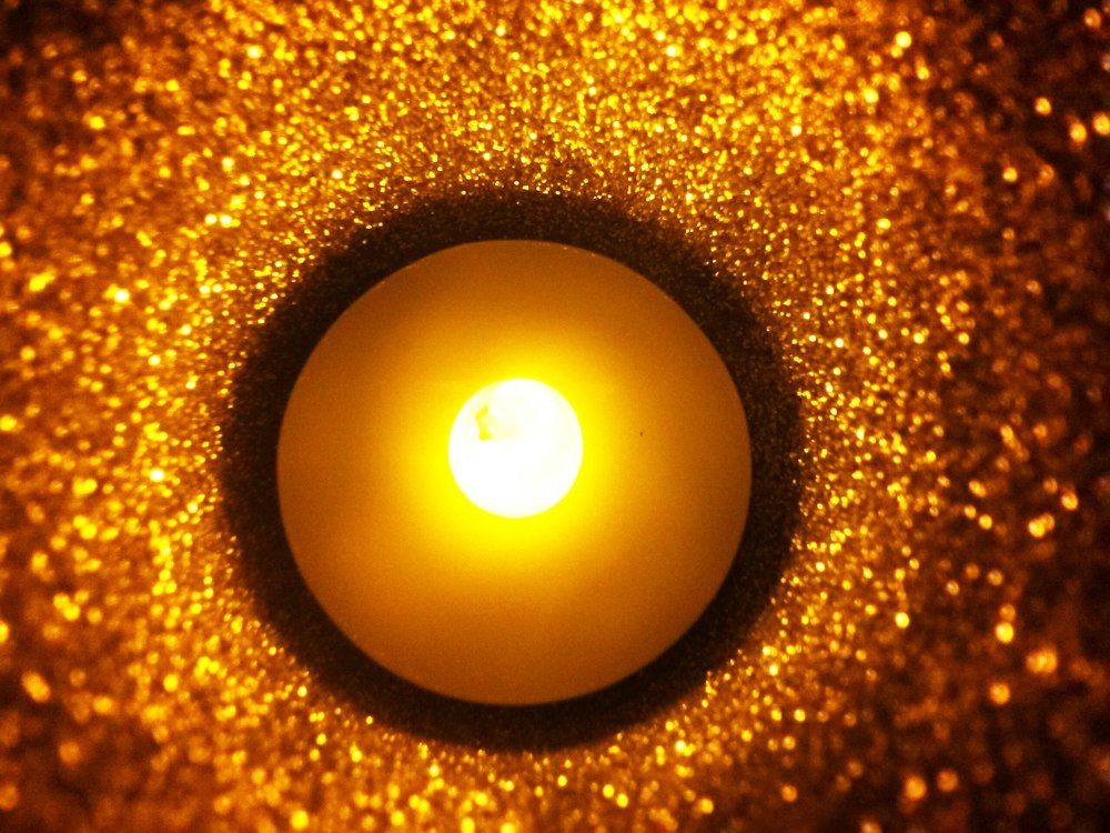 Солнечный свет свечи