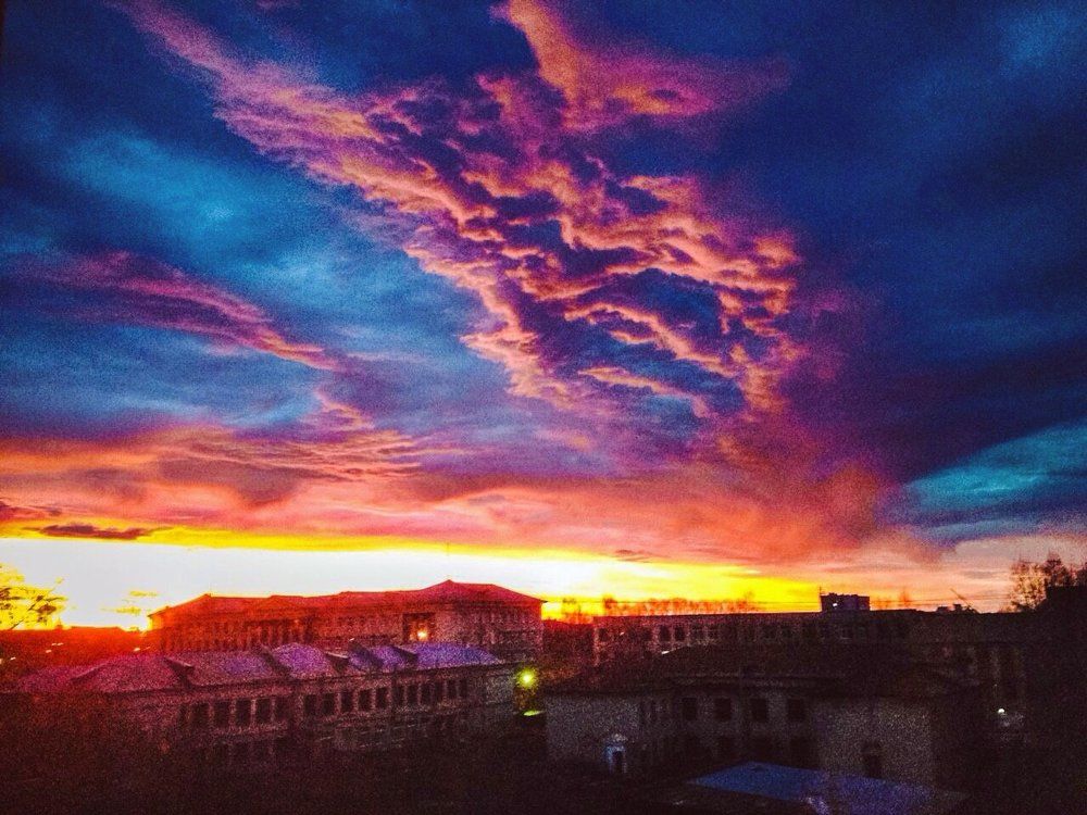 Красочный закат