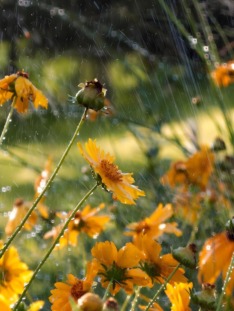 Blooming Through the Rain