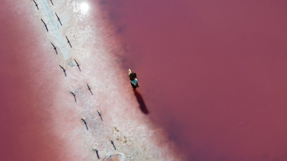 Pink Lake Beach