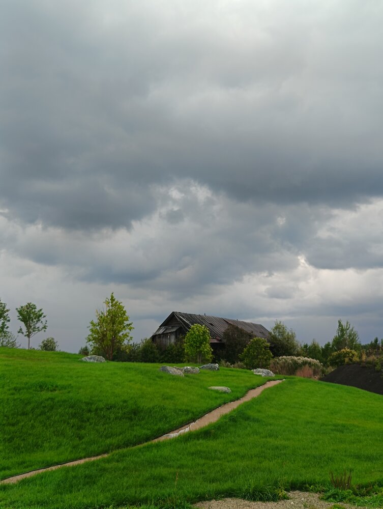 Уральская деревня.