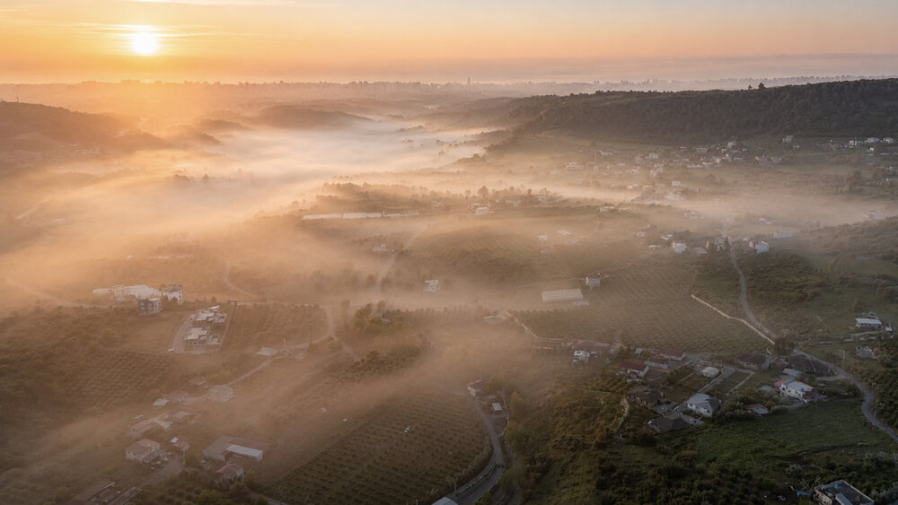 A Quiet Morning Above the Village