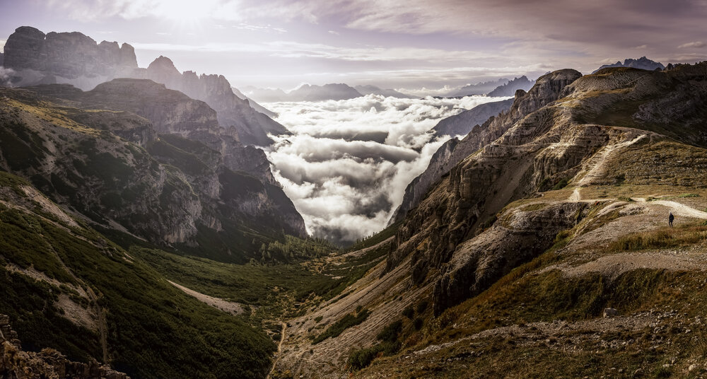 Morning mountains