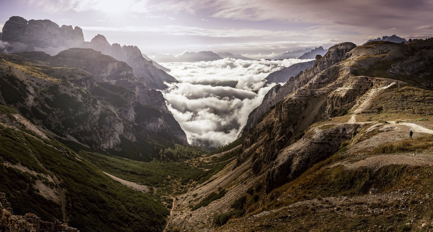 Morning mountains