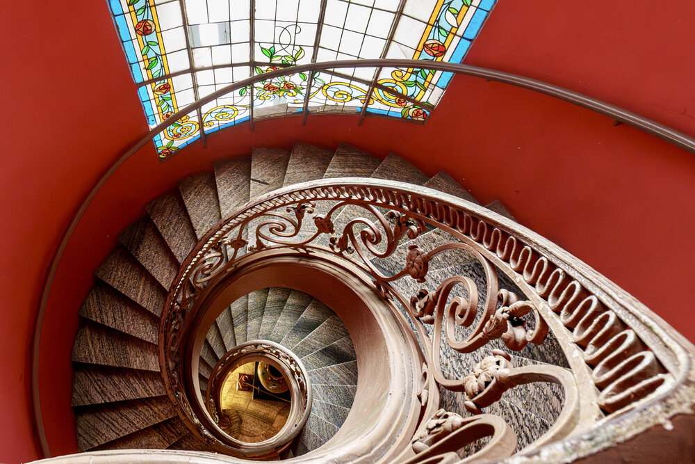 Spiral in Red