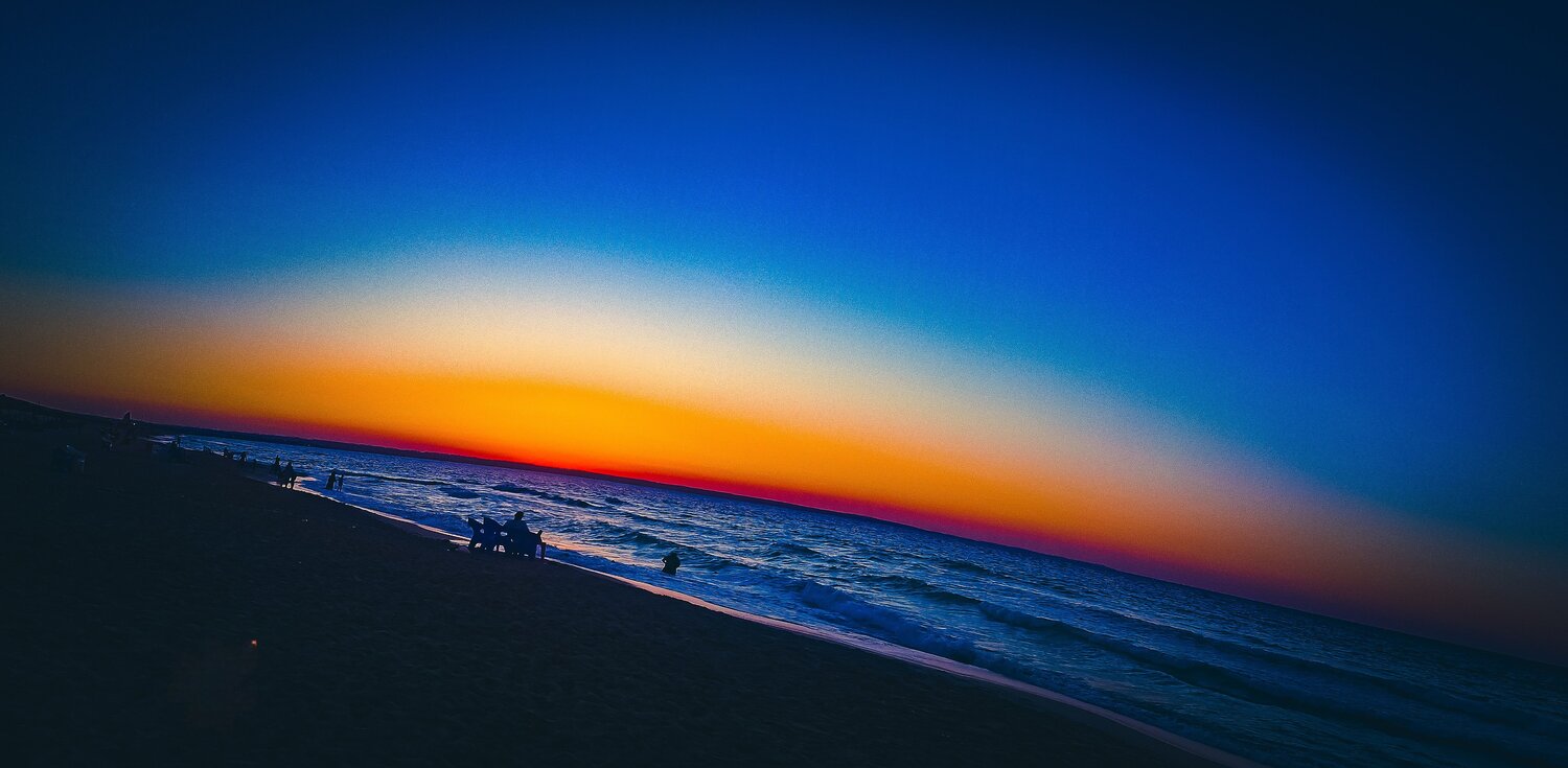 Sunset From The Space