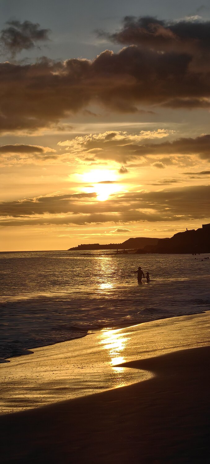 The sunset on Tenerife