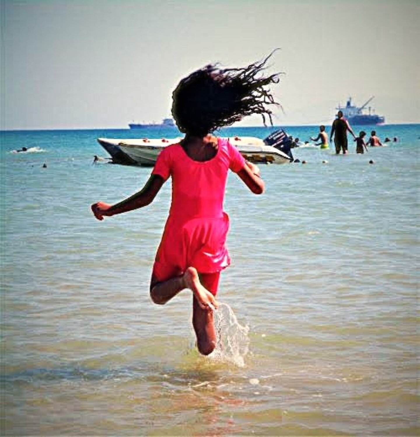 First time at the sea