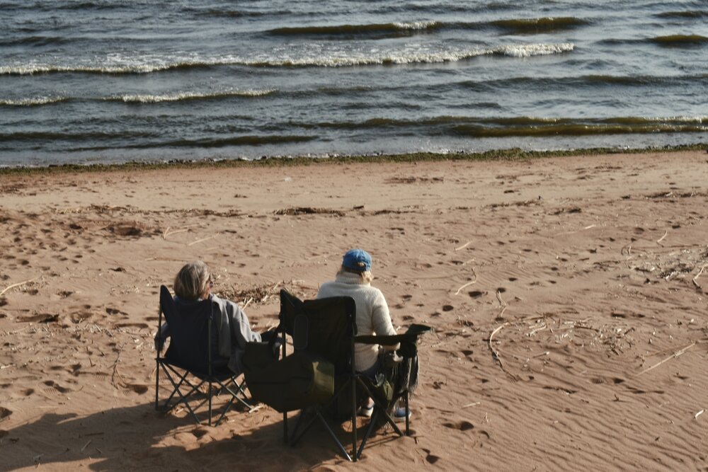 by the sea