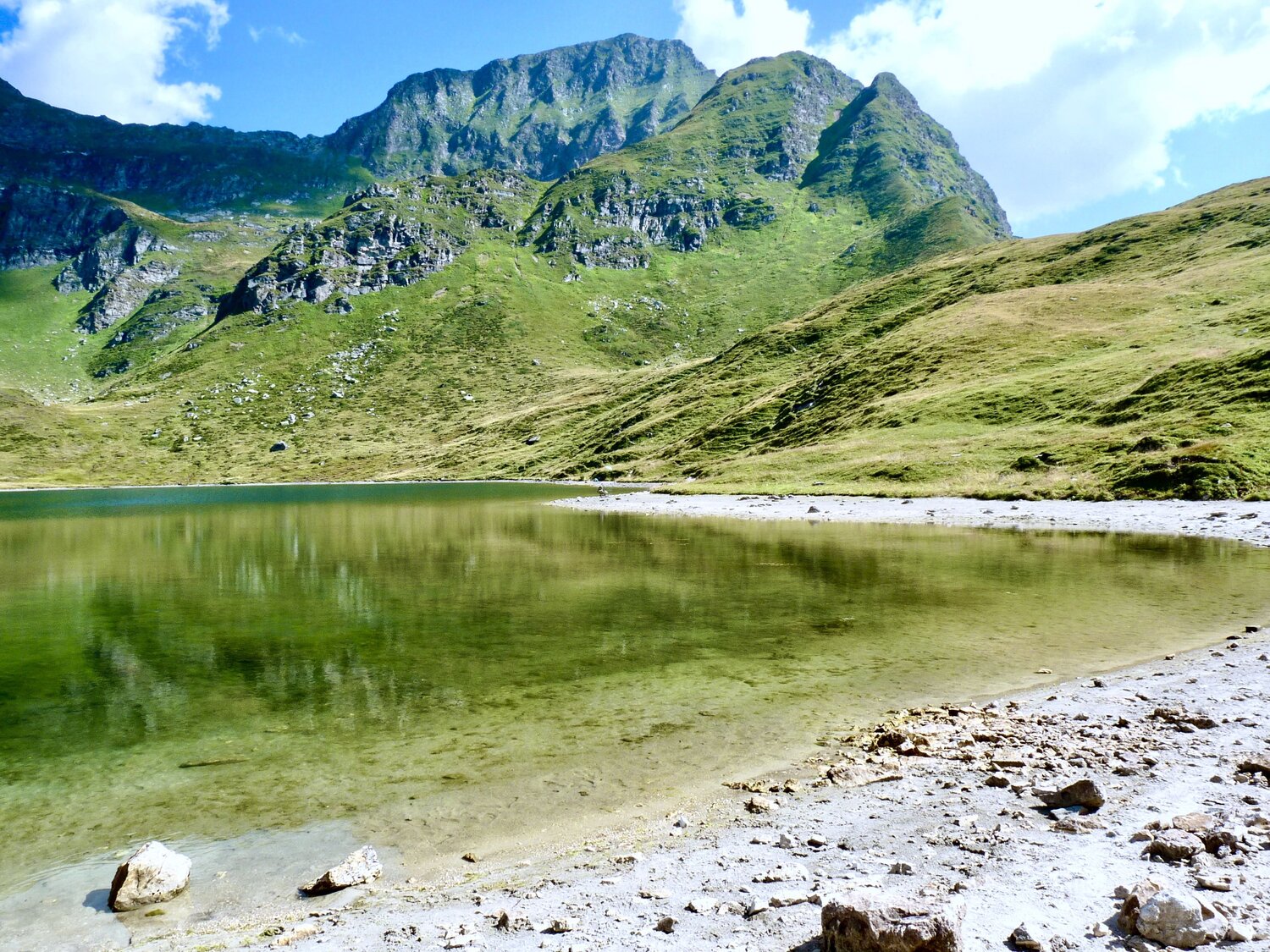 Mountain beach