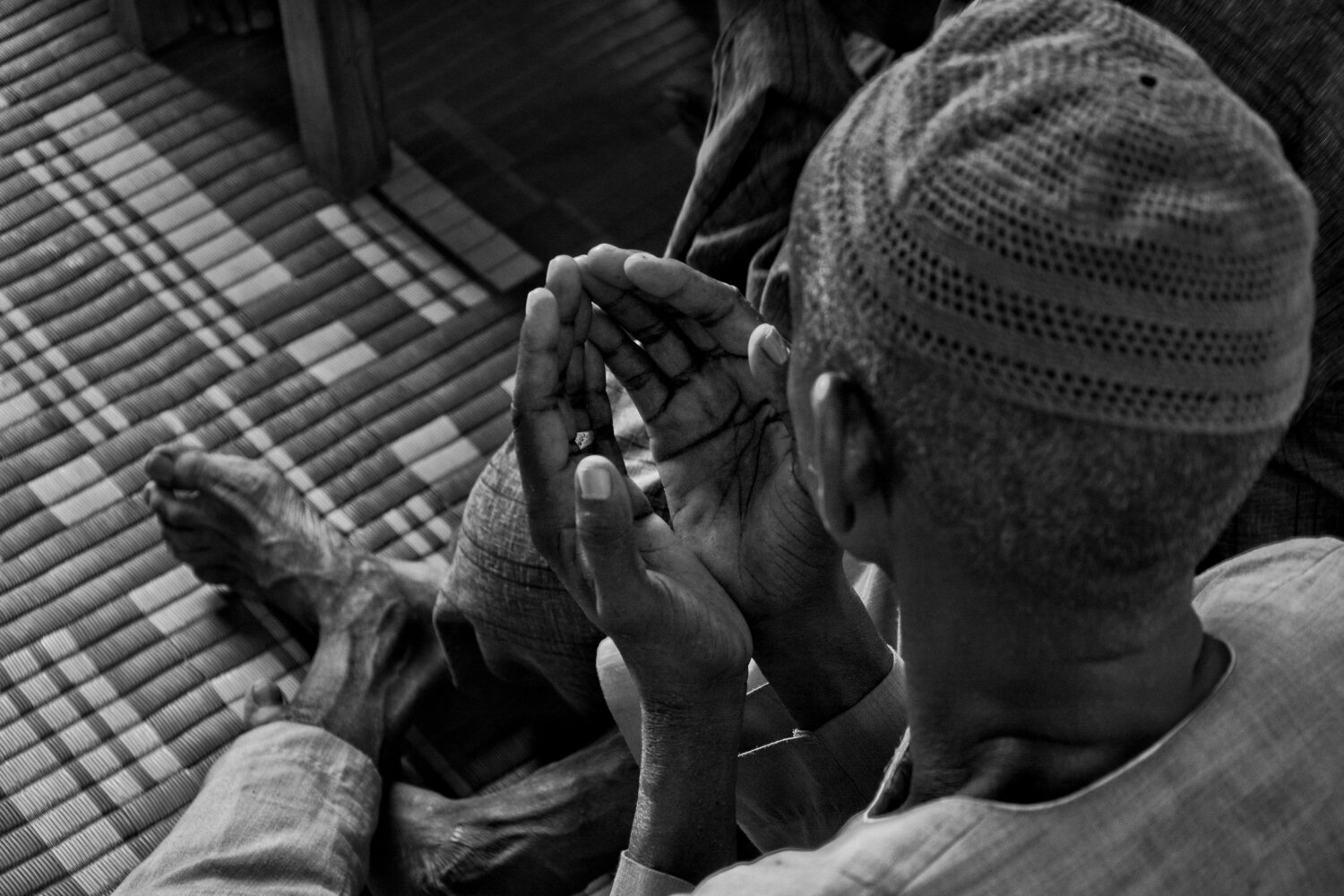 Raised Hands in Prayer