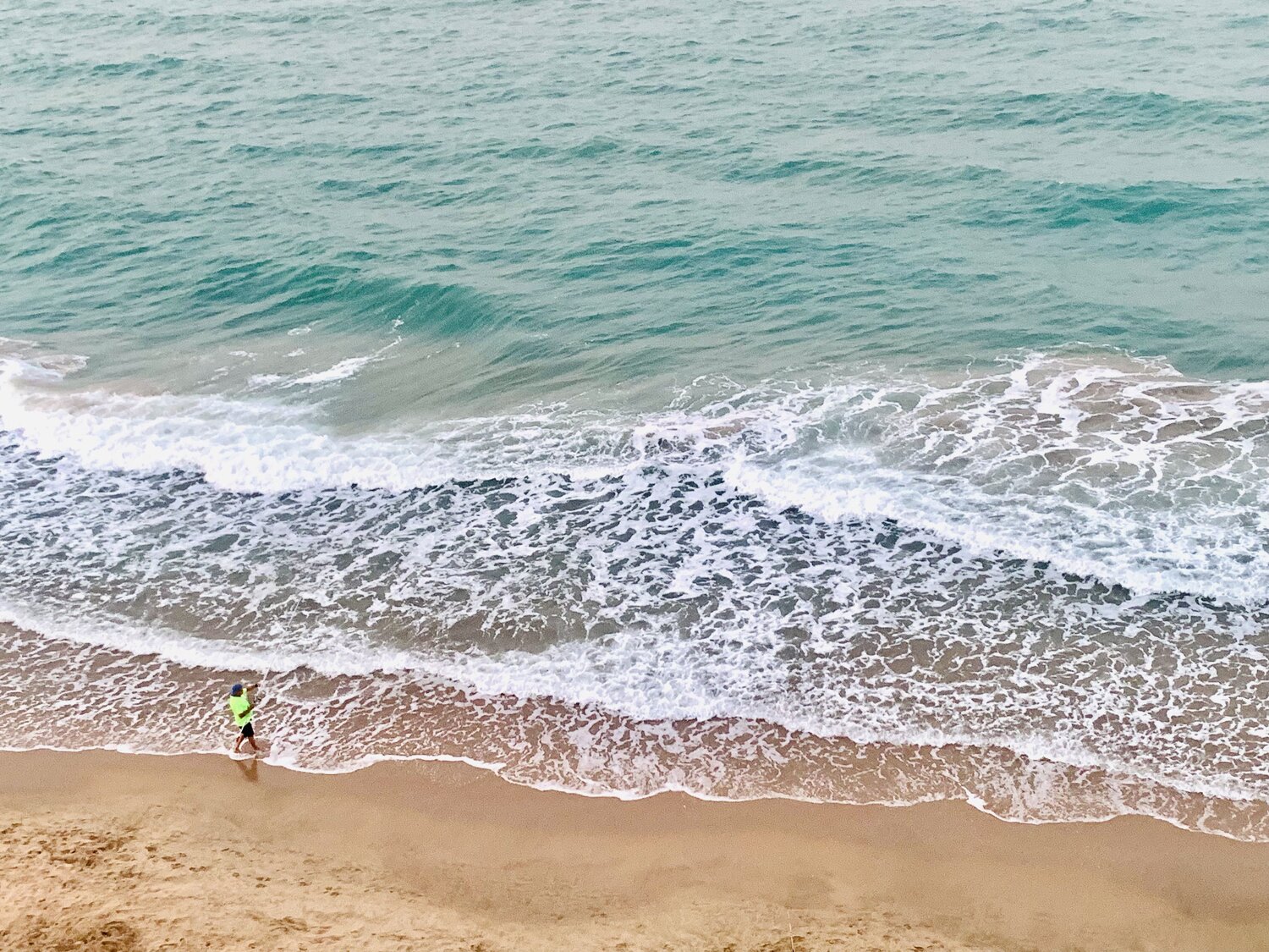 The beach