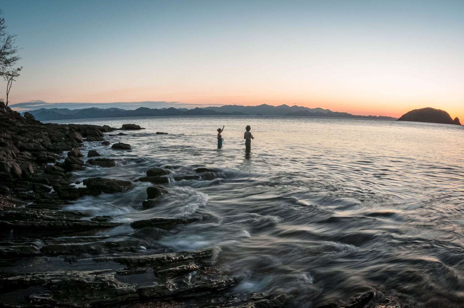 Sunset fishing