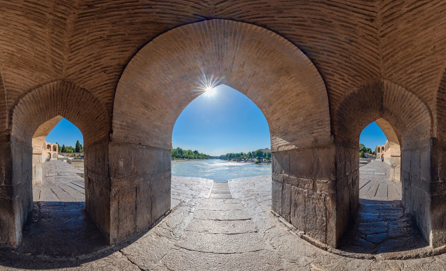 Through the Arches of Khaju Bridge
