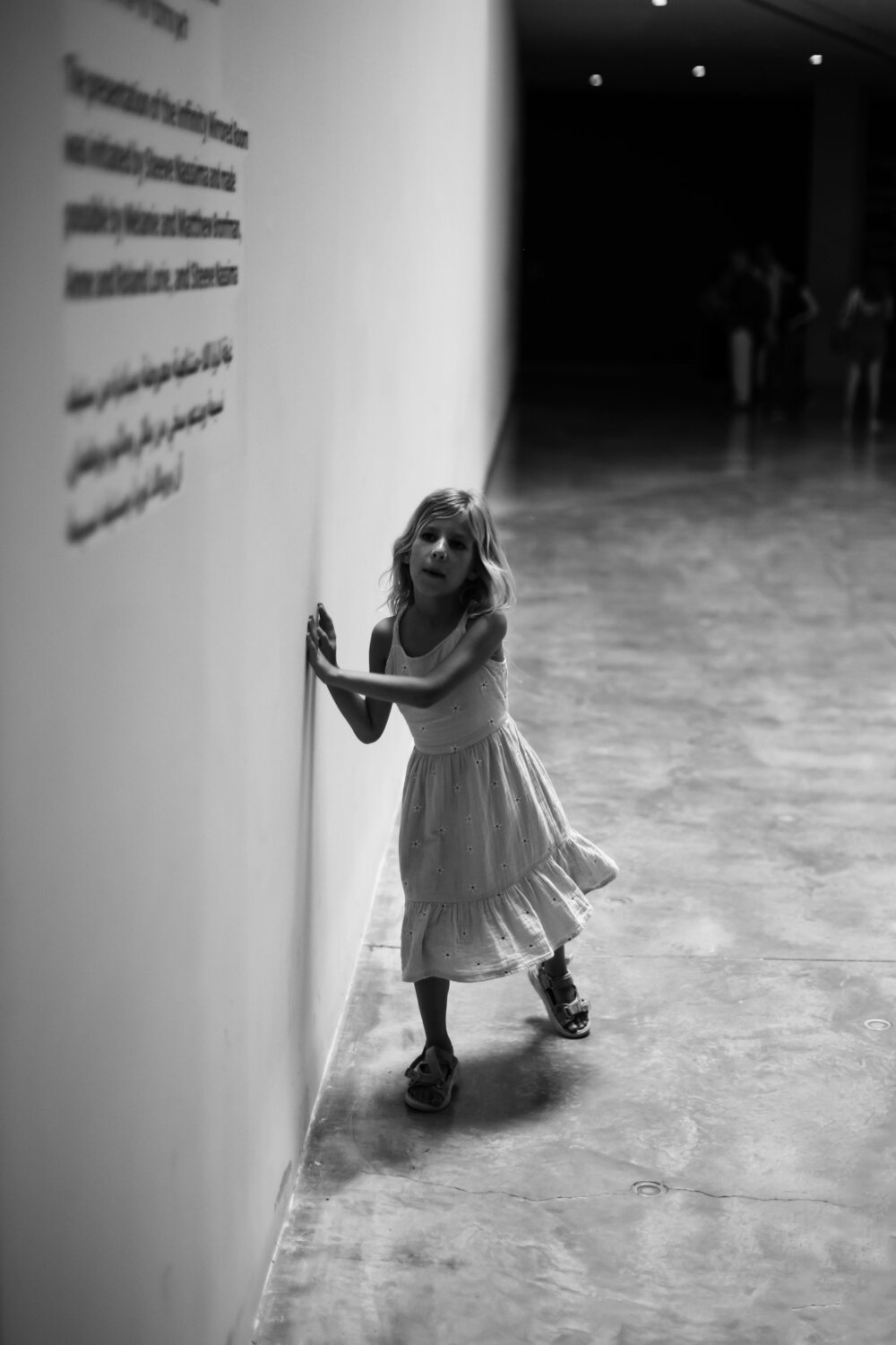 A Girl in Museum