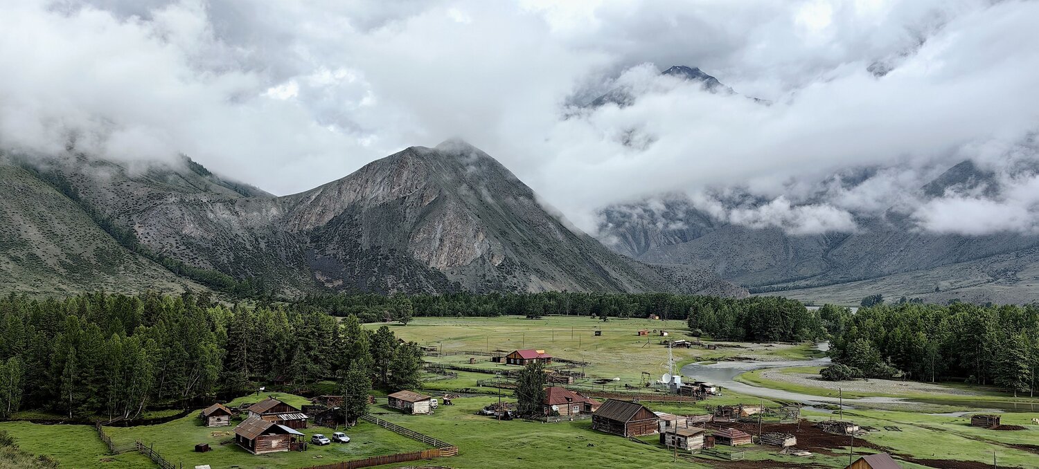 Панорама села Аргут